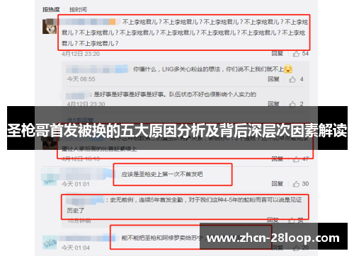 圣枪哥首发被换的五大原因分析及背后深层次因素解读
